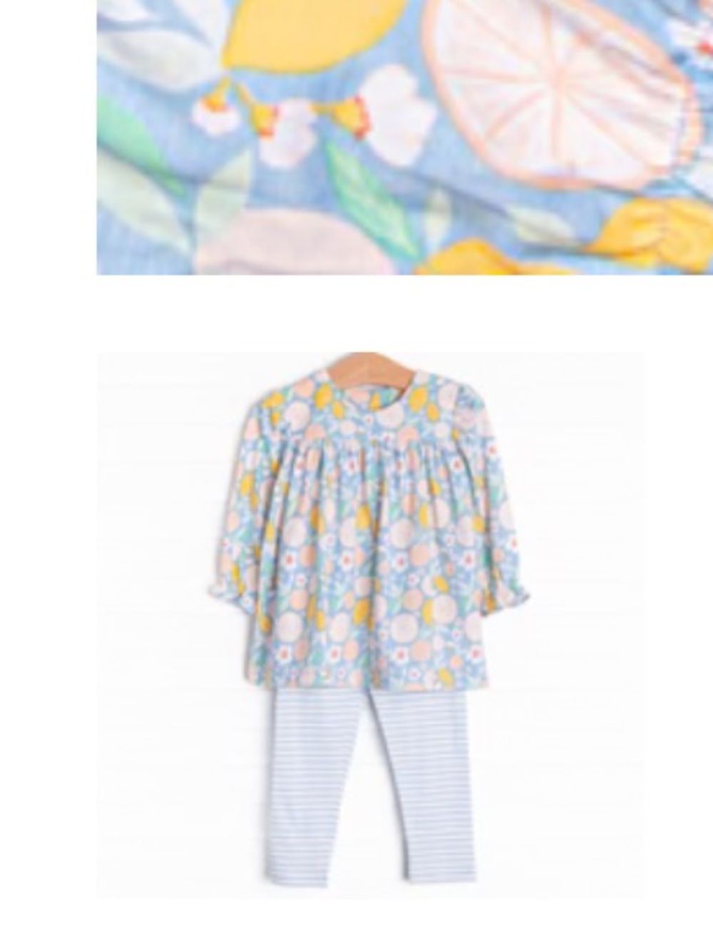 STITCHY Fish Girls 12 mos NWTS Two-Piece Set long sleeves & leggings knit